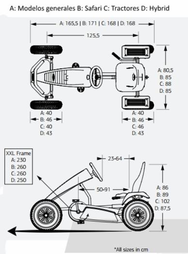 Kart de pedales BERG X-PLORE-BFR