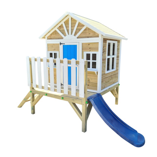 casita infantil de madera tratada para exterior