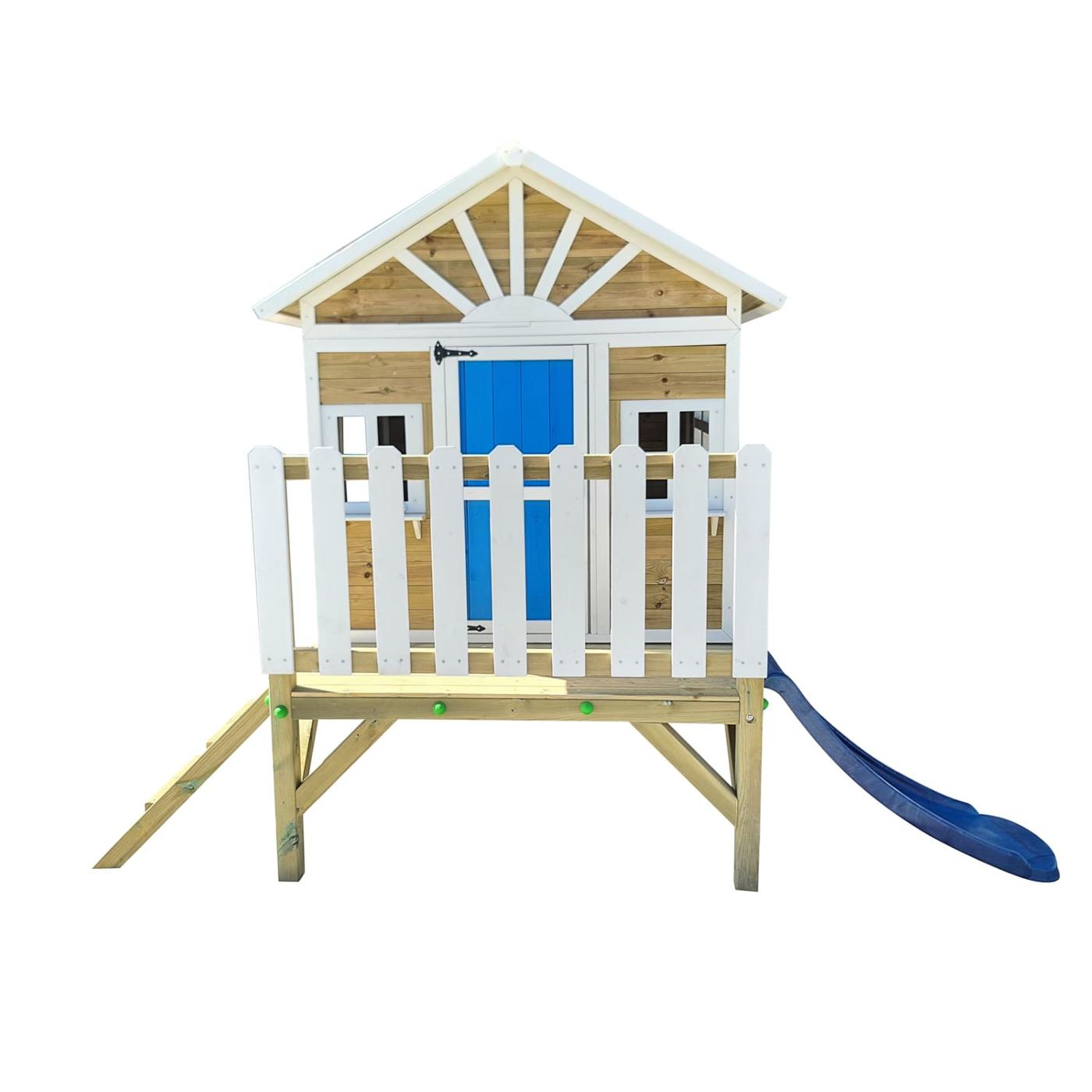 Casita elevada MASGAMES VISBY 60 cm altura madera panelada, fácil montaje