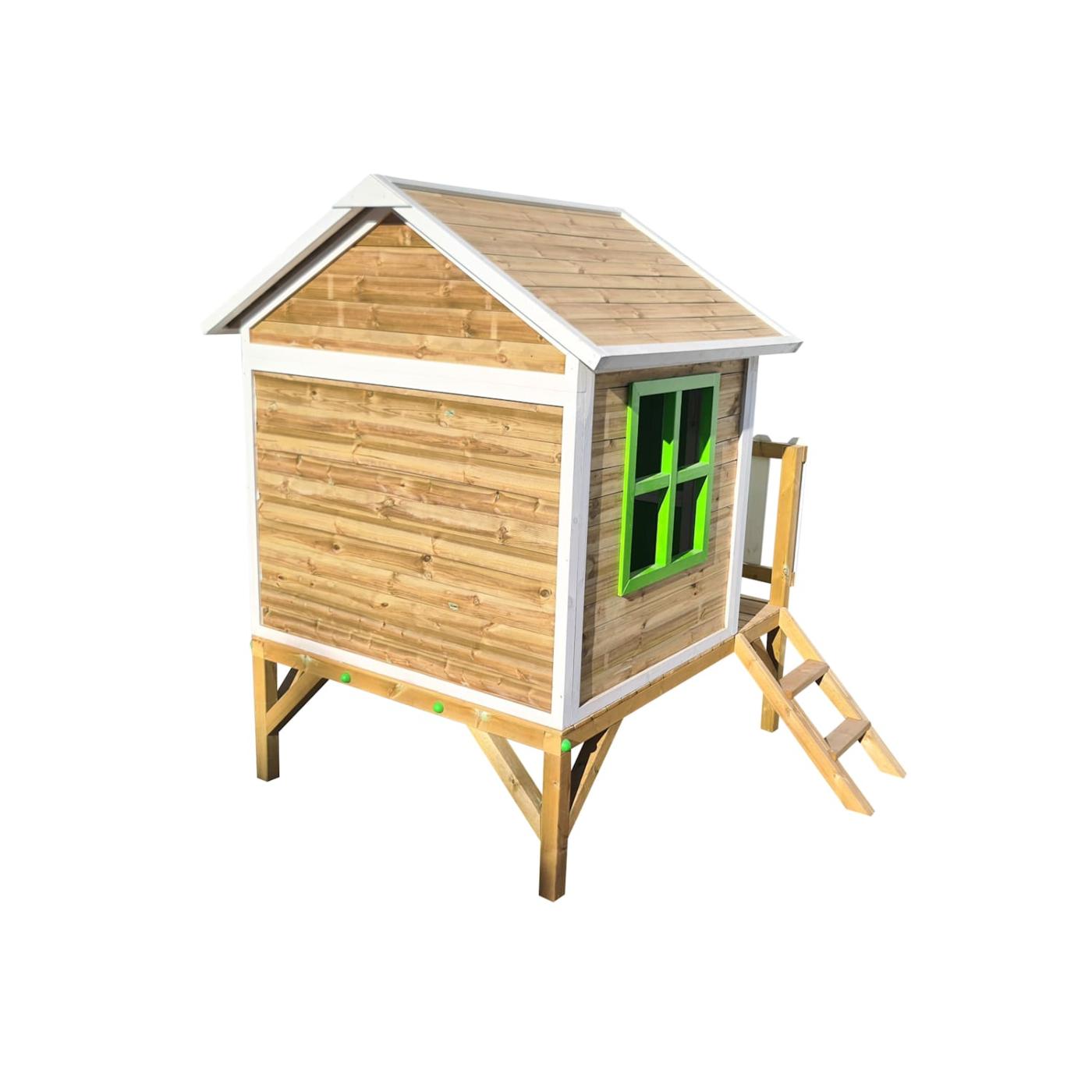 Casita elevada MASGAMES FLAM [60 cm] madera panelada fácil montaje