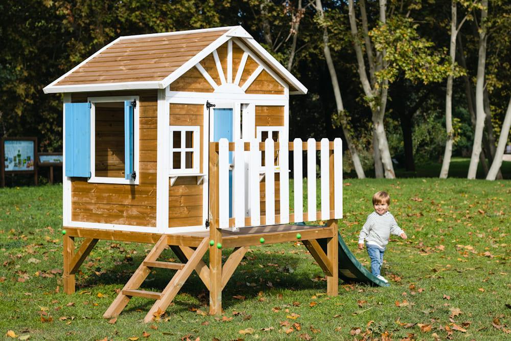 Casita elevada MASGAMES VISBY 60 cm altura madera panelada