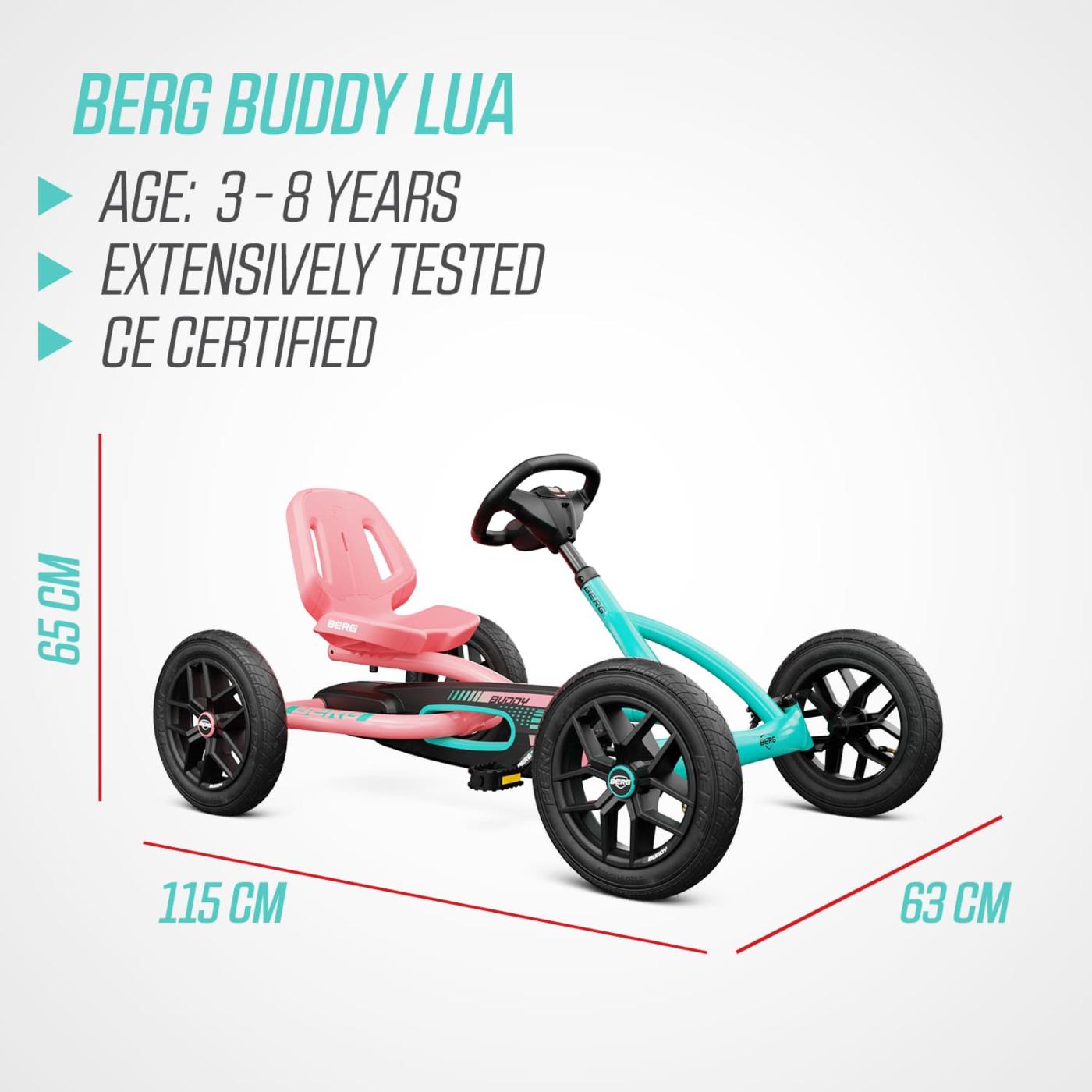 Coche de pedales BERG Buddy Lua