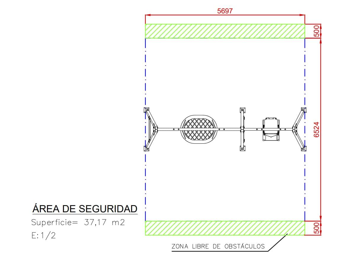 Columpio Babilonia con asiento inclusivo + asiento nido