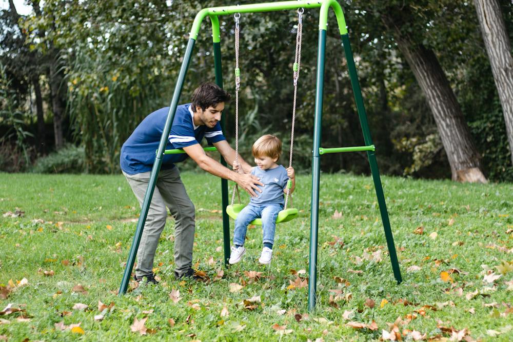 Columpio metálico MASGAMES Babol asiento plano