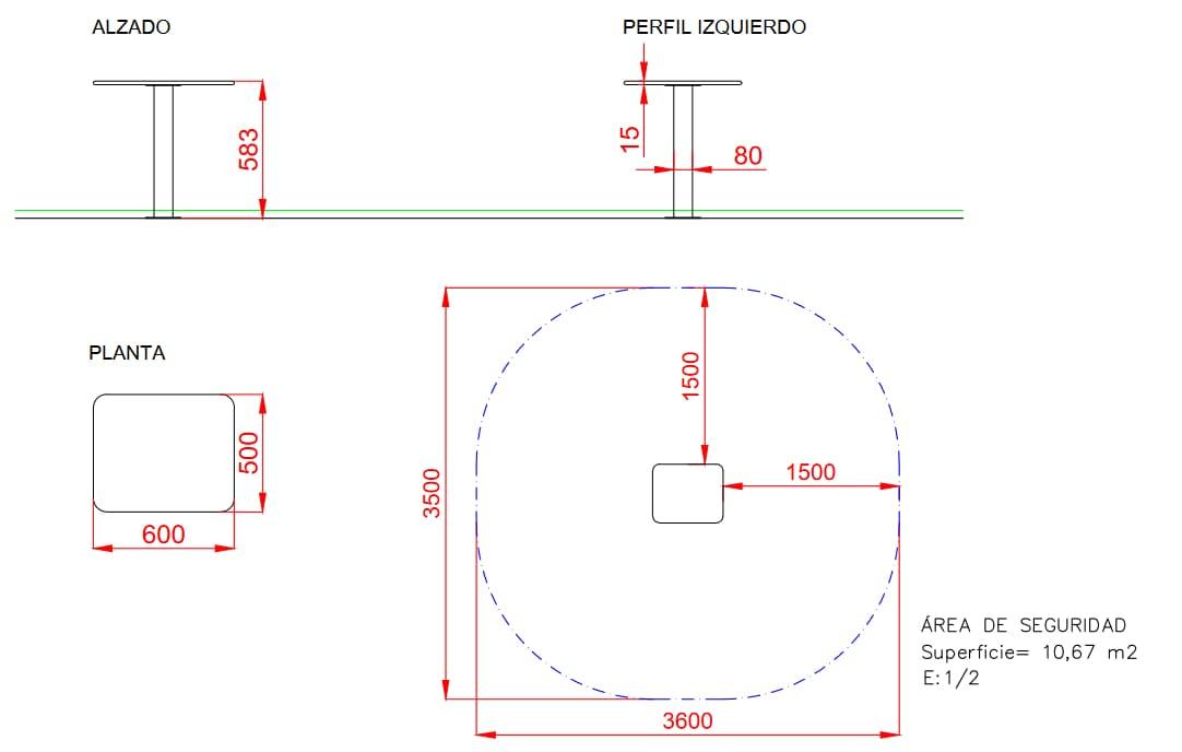 mesa para poner en casita infantil