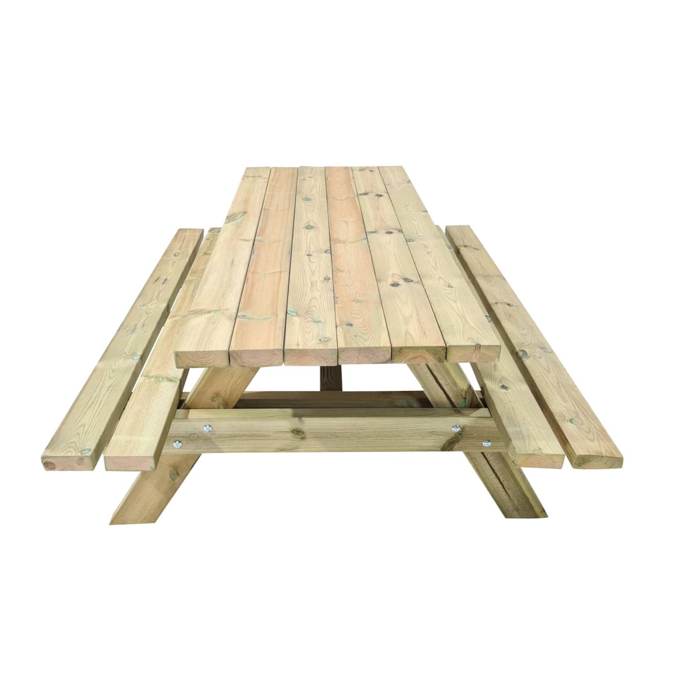 ▷ Mesas pícnic de madera