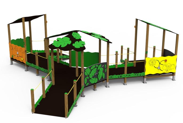 Juego Infantil Adaptado Tera Para Parques Infantiles Inclusivos - Parques  infantiles