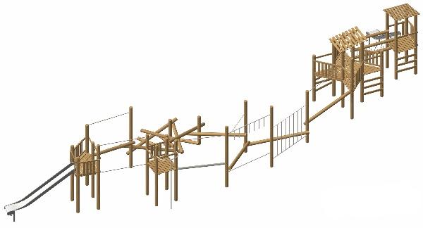 parques infantiles madera